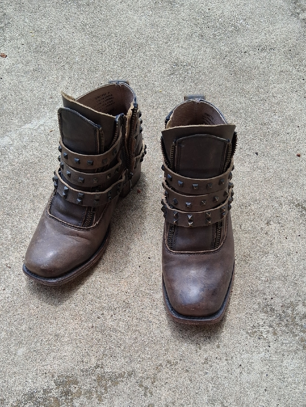 Freeebird Leather Stud Boots